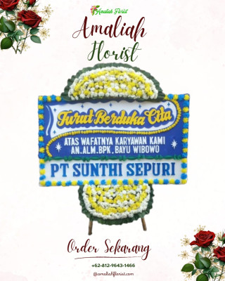 Papan Bunga Duka di Halmahera Utara