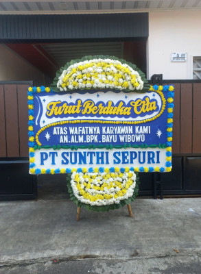 Papan Bunga Duka di Halmahera Utara